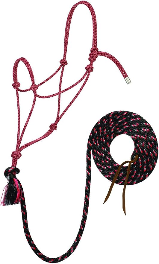 Weaver Leather Silvertip No. 95 Rope Halter with 12' Lead