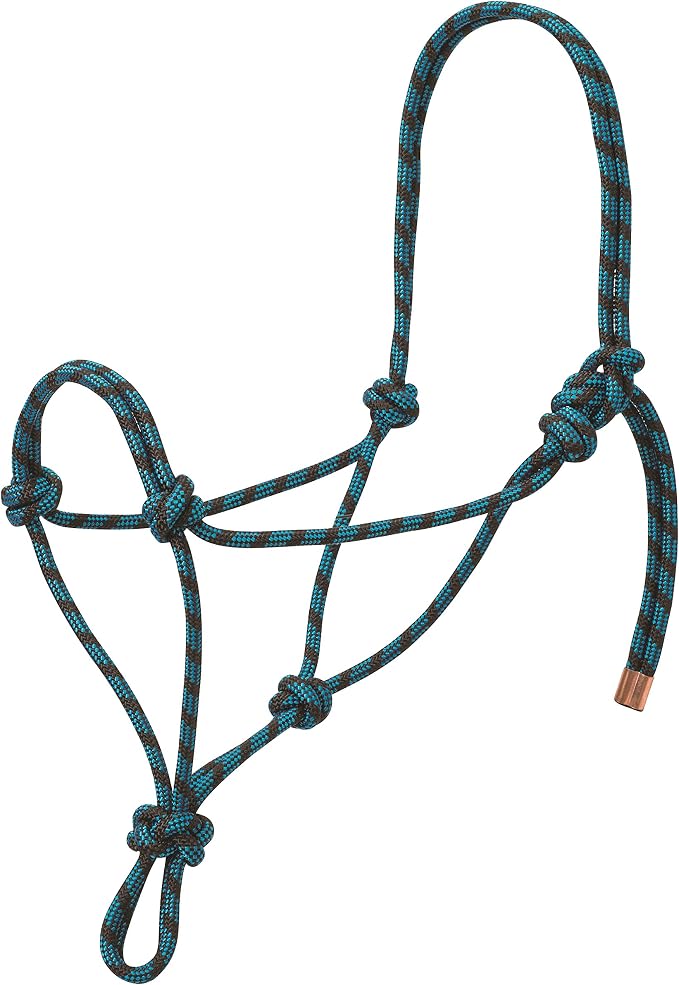 Weaver Leather Diamond Braid Rope Halter - Black
