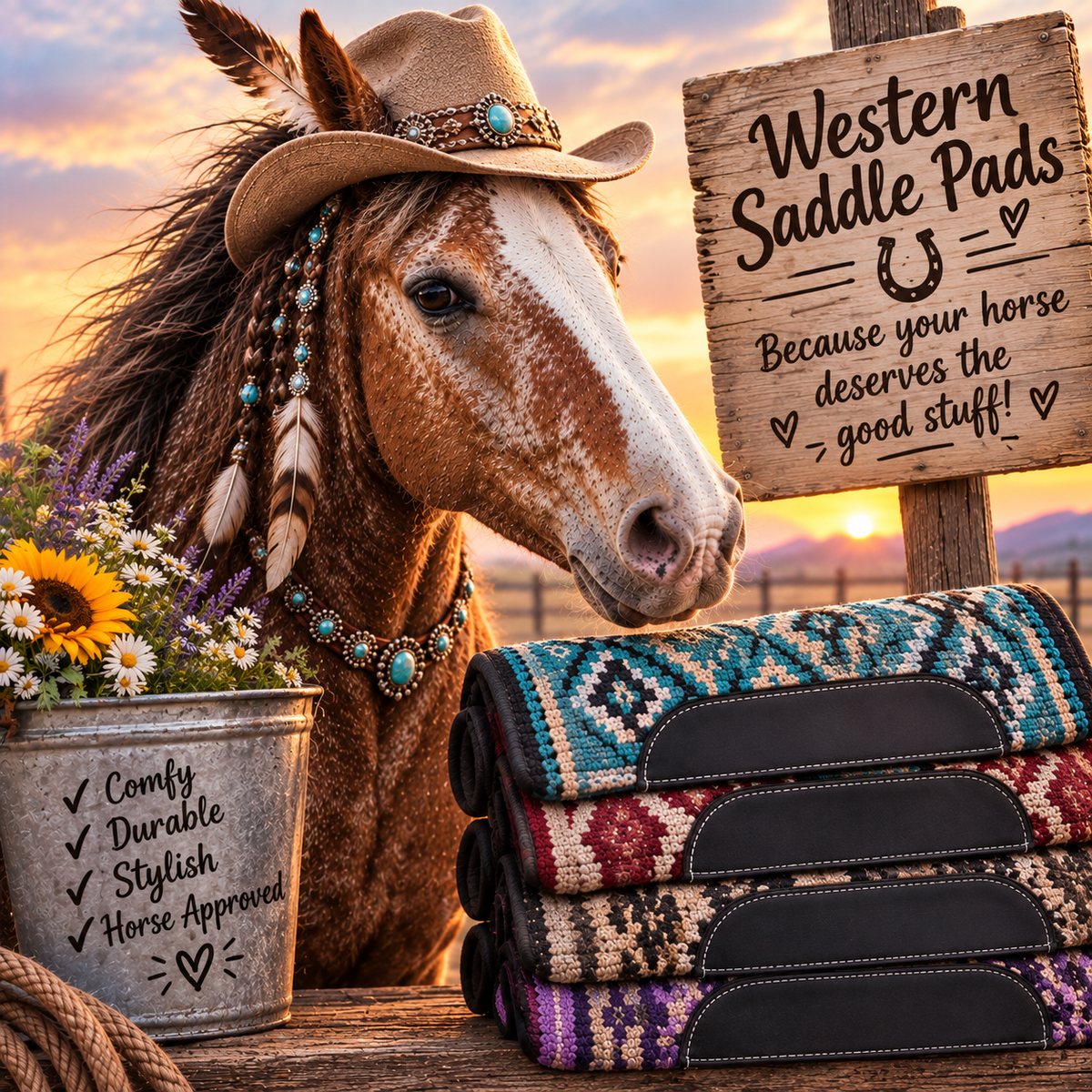 The saddle blanket collection